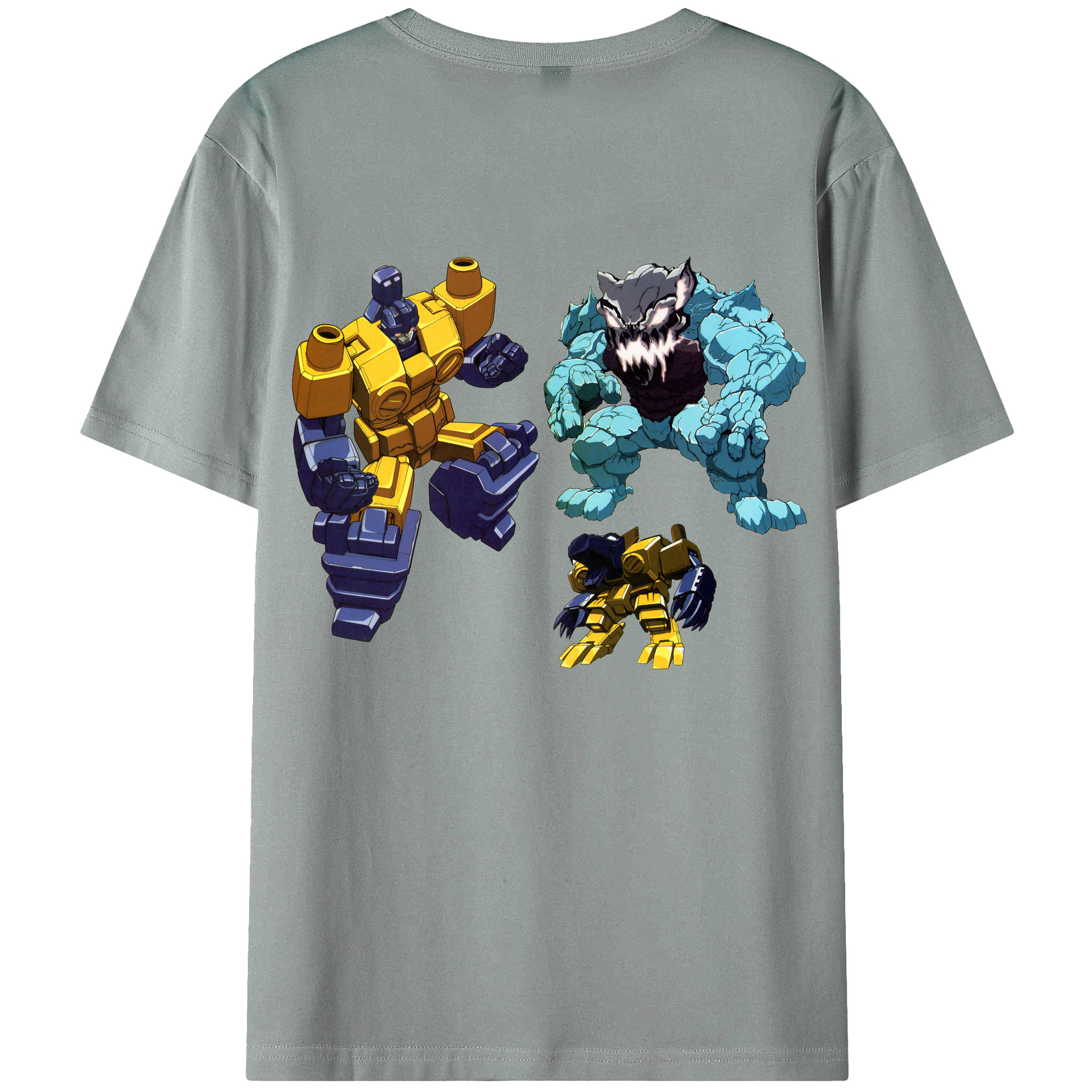  綿100％ メンズ半袖Tシャツ（バックプリント） 通気性